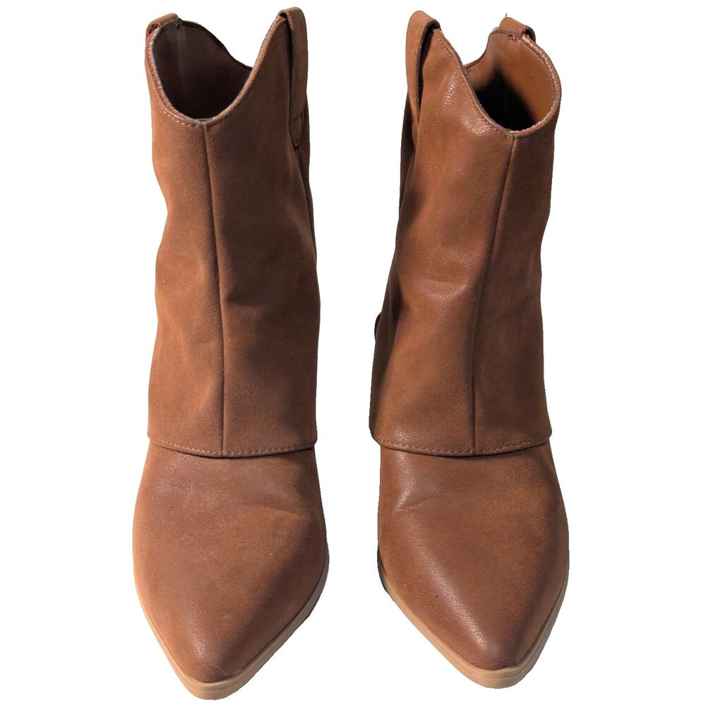 Altar'd State Ginnger Women's Brown Western Ankle Boots Boho Style Size 7.5